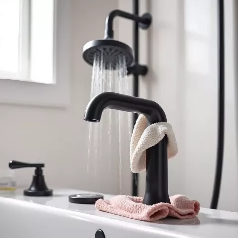 Czarna Armatura Łazienkowa Czyszczenie