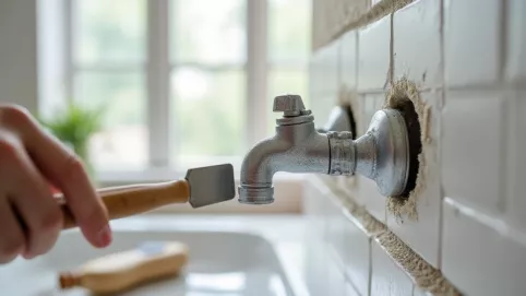 kran podtynkowy montaż