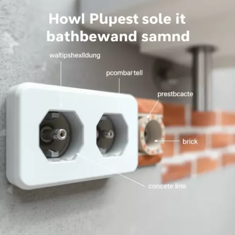 Na jakie kołki powiesić szafkę z umywalką