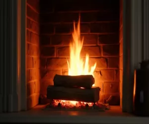 Wygaszacz ekranu kominek do pobrania